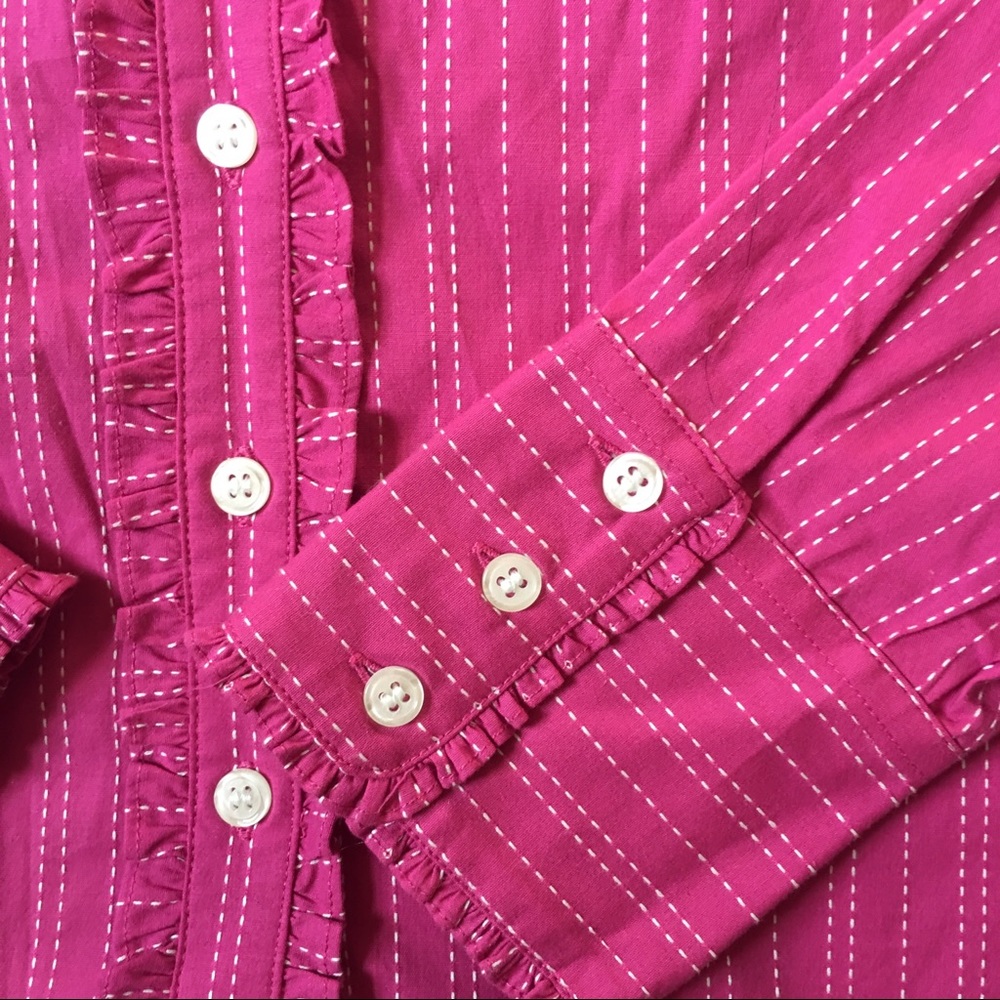 Vintage Lilly Pulitzer Pink Button Down Blouse - Picture 2 of 8